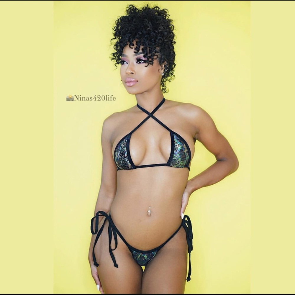 Exotic dancer bikini